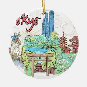 Tokyo Ceramic Tree Decoration