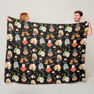 TOKYO CHOWTIME  Chow  Fleece Blanket