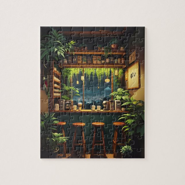 Tokyo Coffee House  Jigsaw Puzzle (Vertical)