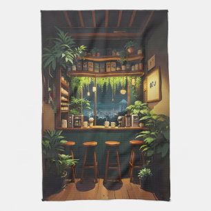 Tokyo Coffee House Tea Towel