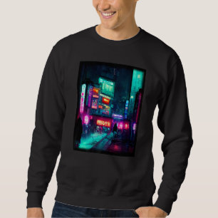 Tokyo Cyberpunks Retro lo-fi indie Japan vibe aest Sweatshirt