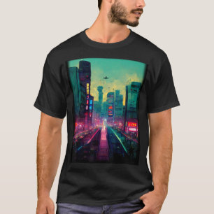 Tokyo Cyberpunks Retro lo-fi indie Japan vibe aest T-Shirt
