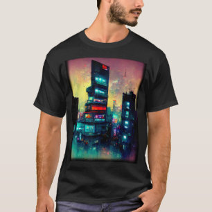 Tokyo Cyberpunks Retro lo-fi indie Japan vibe aest T-Shirt
