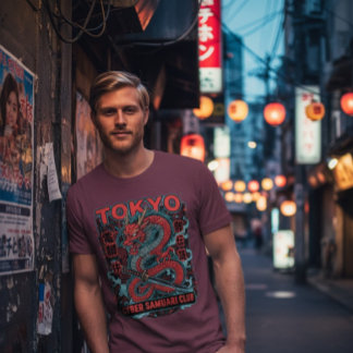 Tokyo Dragon Japan Anime Style Graphic T-Shirt