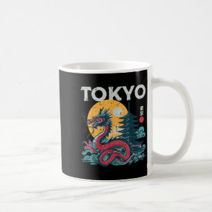 Tokyo Dragon Vintage Asian Japanese Mythical Women Coffee Mug