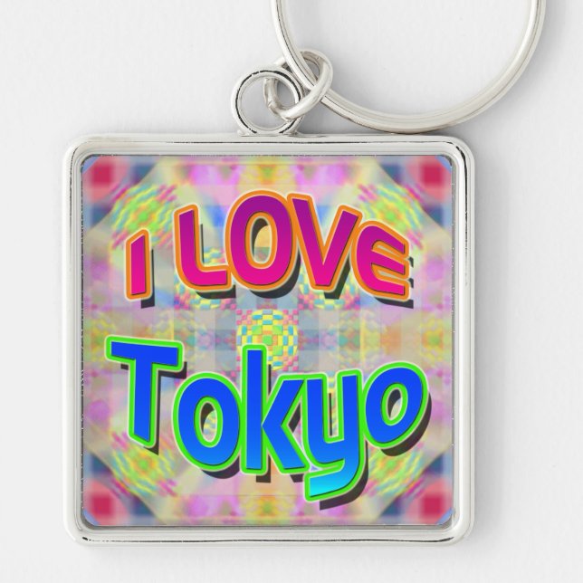 Tokyo Festival 3 "I LOVE Tokyo" Keychain (Front)