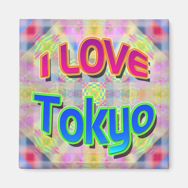 Tokyo Festival 3 "I LOVE Tokyo" Magnet (Front)