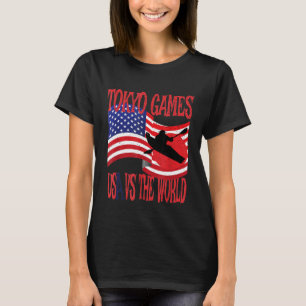 TOKYO GAMES USA VS THE WORLD CANOE ROWING T-Shirt
