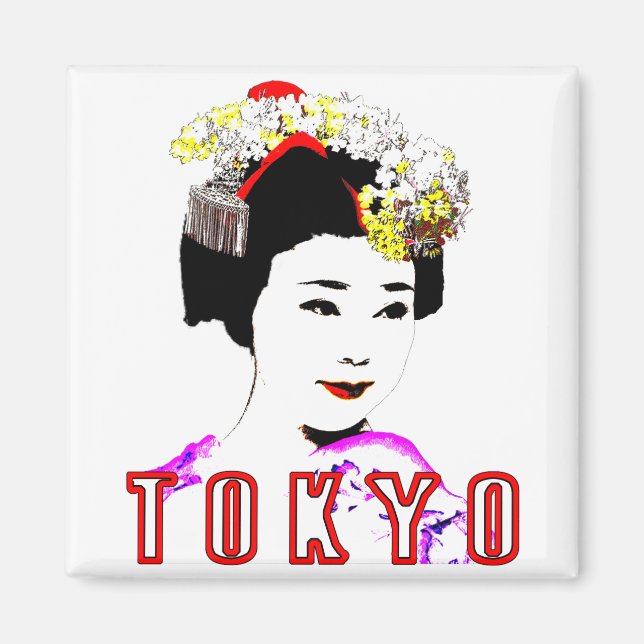 Tokyo Geisha Magnet (Front)