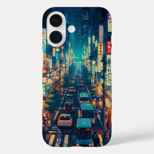 Tokyo in Motion iPhone 16 Case