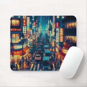 Tokyo in Motion Mouse Pad