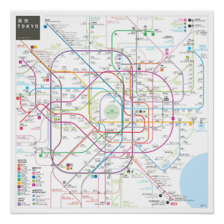 Tokyo INAT Map Poster