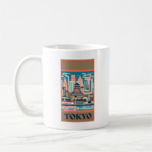 Tokyo Japan Art Deco Coffee Mug