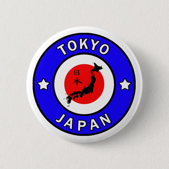 Tokyo Japan button (Front)