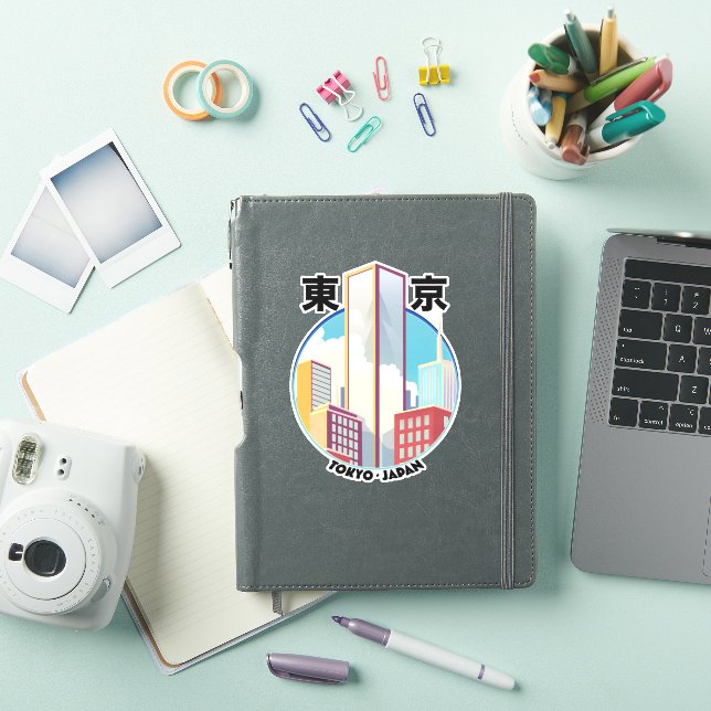 Tokyo Japan Cityscape logo (iPad Cover)