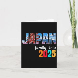 Tokyo Japan Family Trip 2025 Summer Vacation Adven Card