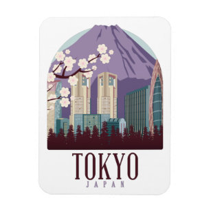 Tokyo Japan Japan Vintage Travel   Magnet
