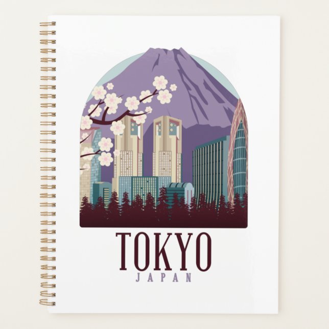 Tokyo Japan Japan Vintage Travel Planner (Front)