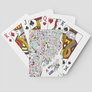 Tokyo Japan Map Playing Cards