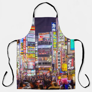 TOKYO, JAPAN - MARCH 14, 2014: Signs densely line  Apron