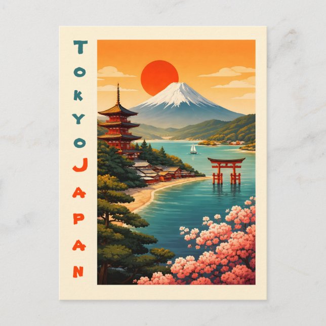 Tokyo Japan Postcard (Front)