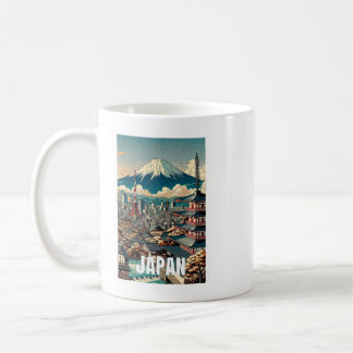 Tokyo Japan Scenic Mug - Iconic Illustration