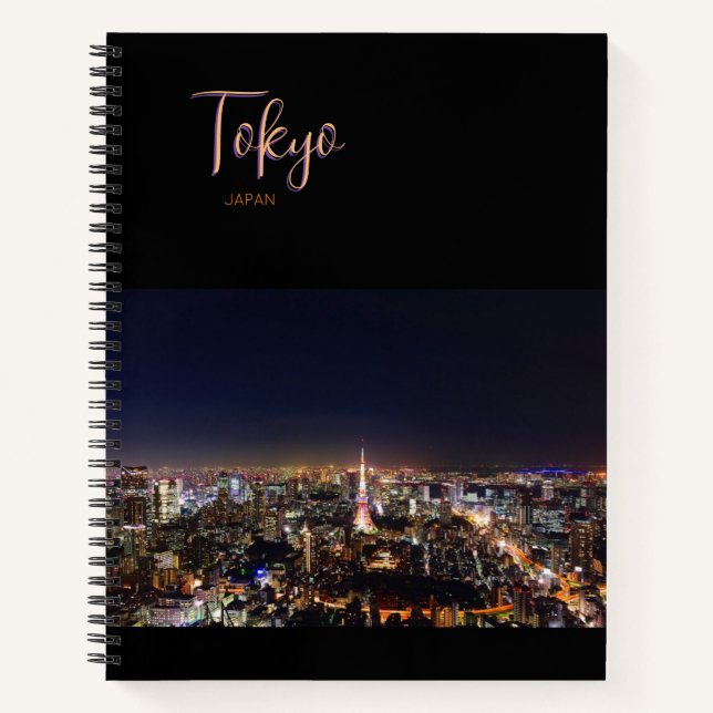 Tokyo Japan Scenic  Notebook (Front)