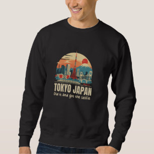 Tokyo Japan Skyline Japanese Kanji Character Tokyo Sweatshirt