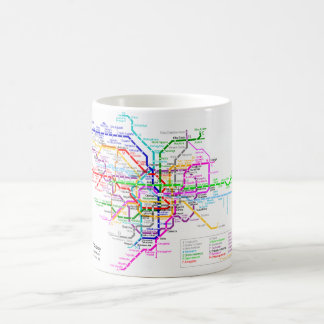 Tokyo Japan Subway Map Coffee Mug