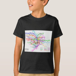 Tokyo Japan Subway Map T-Shirt