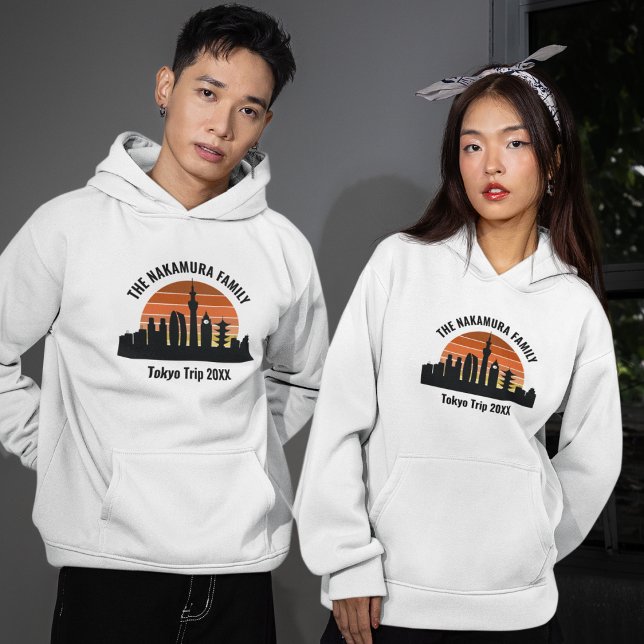 Tokyo Japan Sunset Custom Vacation Hoodie (Creator Uploaded)