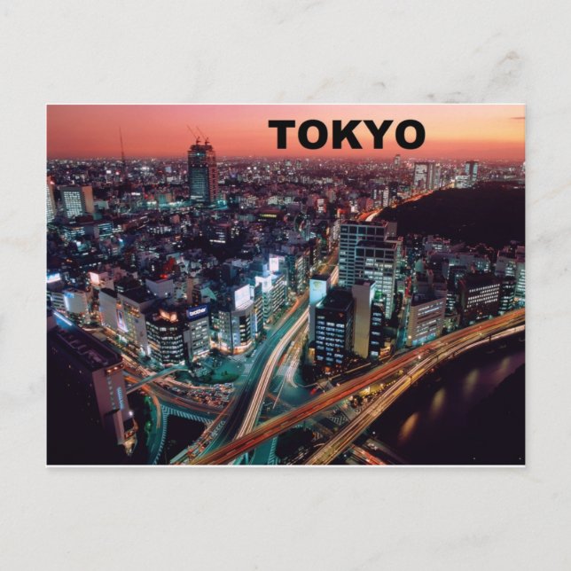 Tokyo Japan Sunset (St.K) Postcard (Front)