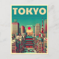 Tokyo Japan travel vintage gifts 