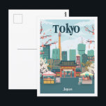 Tokyo Japan Vintage Famous Travel Place Postcard<br><div class="desc">Tokyo Japan Vintage Famous Travel Place</div>