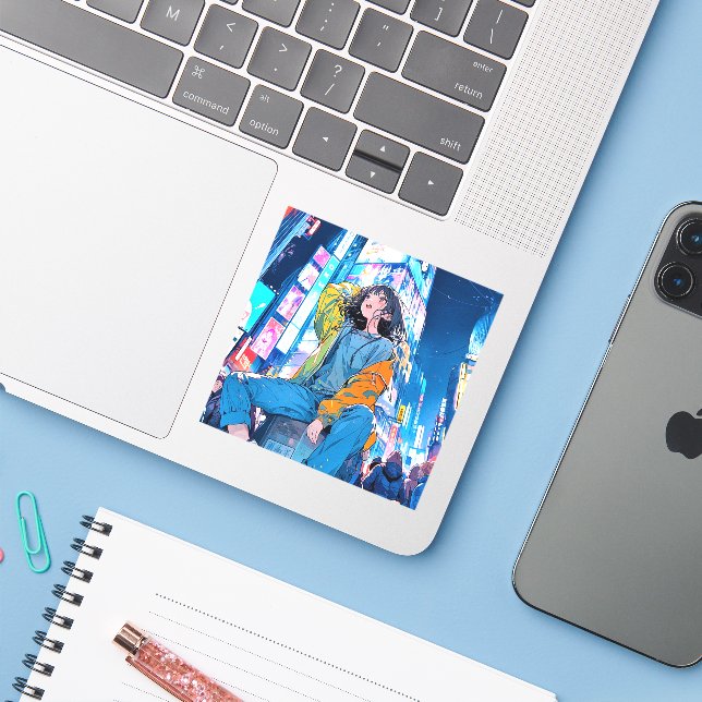 Tokyo JK Seal seal|Sushi Musume GenerativeAI (Laptop w/ iPhone)