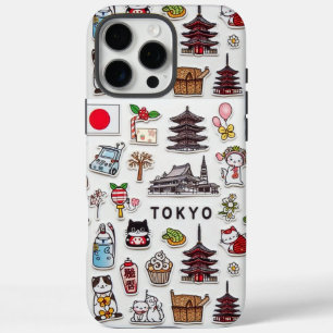 Tokyo Kawaii Sticker Bomb: Japan Pop Edition iPhone 16 Pro Max Case