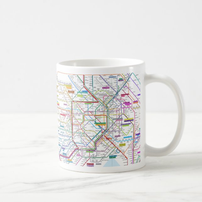 Tokyo Map Coffee Mug (Right)