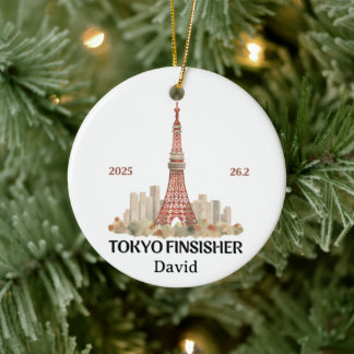 Tokyo Marathon 2025, Marathon Finisher Gift Ceramic Ornament