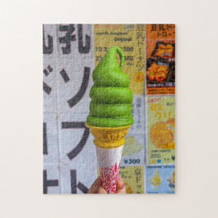 Tokyo Matcha Swirl Puzzle by Grubshots