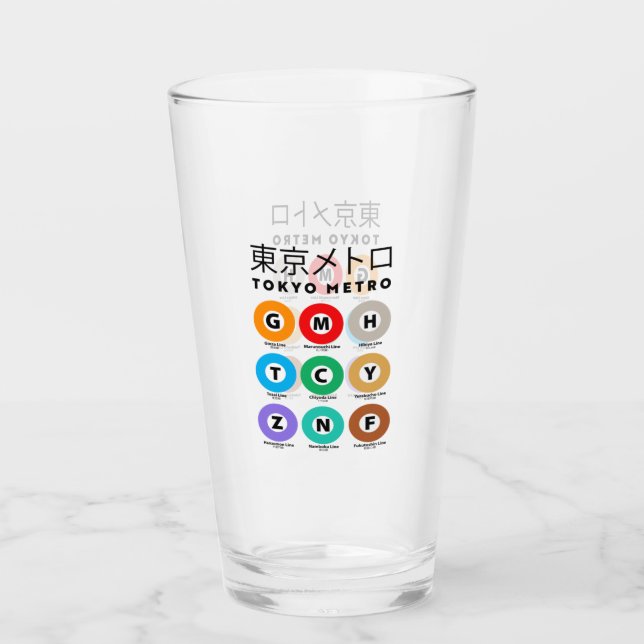 TOKYO METRO GUIDE 東京メトロ GLASS (Front)