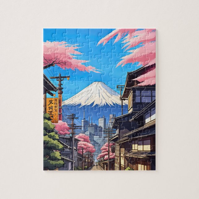 Tokyo Mt Fuji  Jigsaw Puzzle (Vertical)