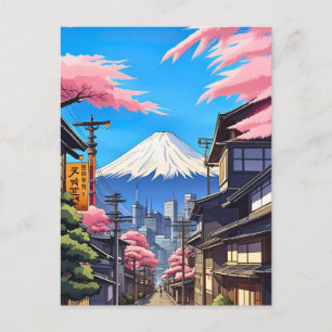 Tokyo Mt Fuji  Postcard