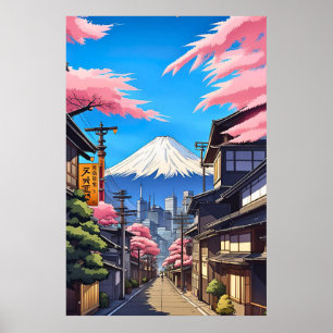 Tokyo Mt Fuji  Poster
