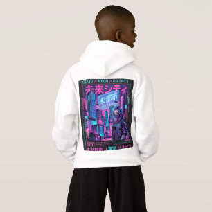 Tokyo Neon Nights Graphic Oversized Sweatshirt