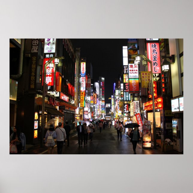 Tokyo neons by night poster (Front)