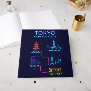 Tokyo Night Bus Route Guest Book – Neon Japan