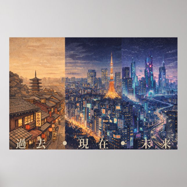 Tokyo: Past • Present • Future Poster (Front)