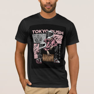Tokyo Rush Streetwear Biker Anime Style T-Shirt