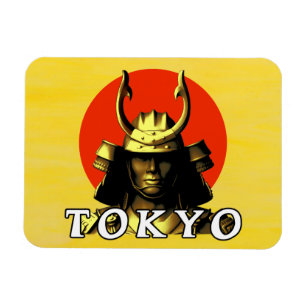 Tokyo Samurai Japan Premium Magnet