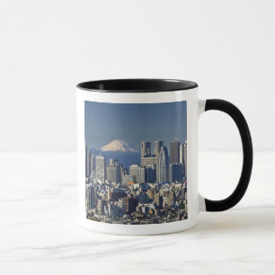 Tokyo, Shinjuku District Skyline, Mount Fuji, Mug